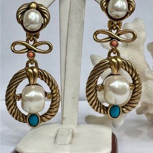 Oscar de la Renta new earrings
